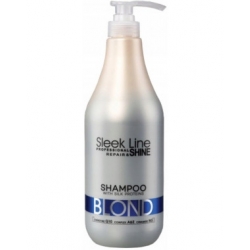 STAPIZ SZAMPON SLEEK LINE BLOND Z JEDWABIEM 1L
